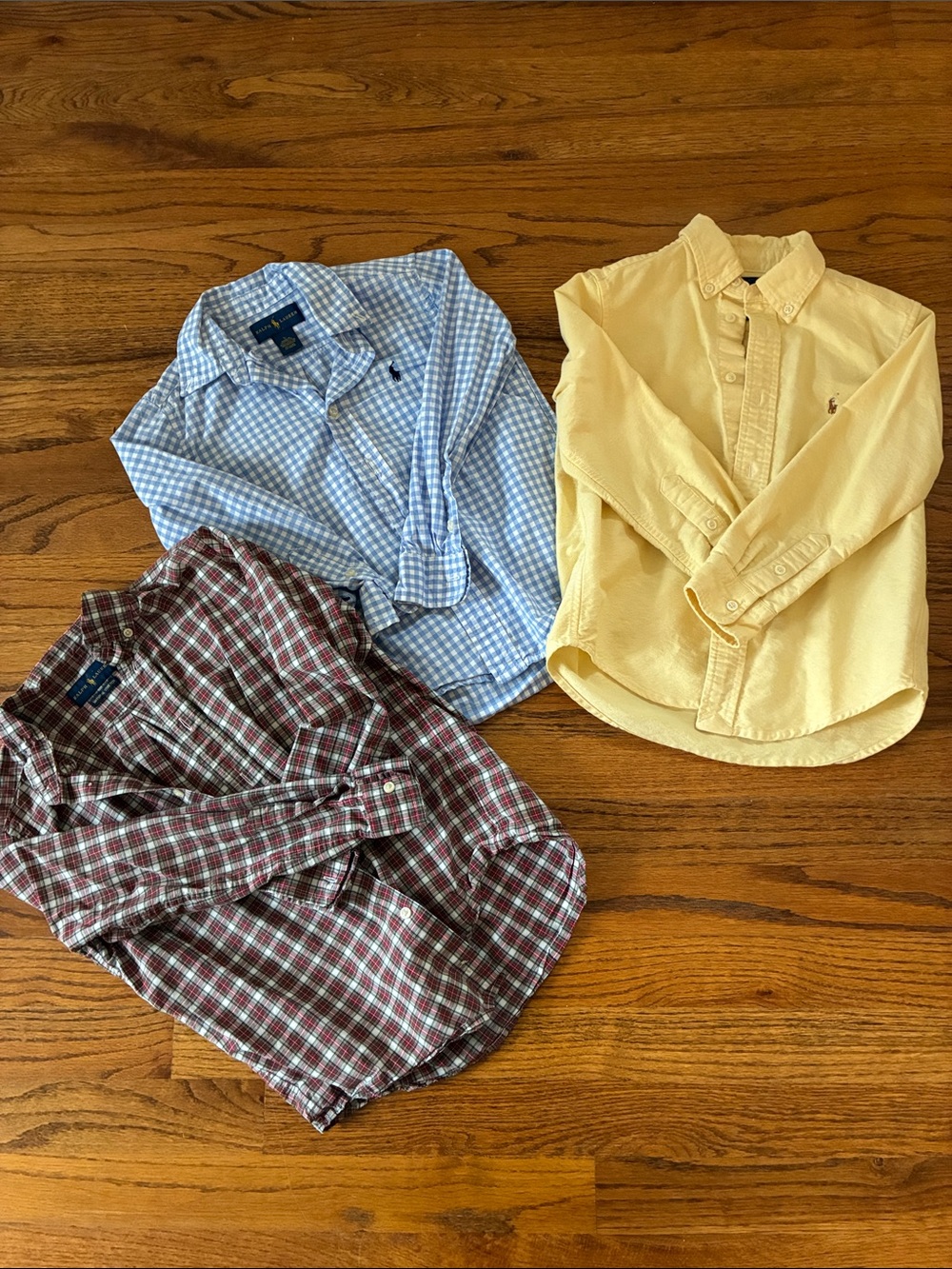 Ralph Lauren Boys Yellow Oxford Button-Down Shirt